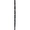 Ekena Millwork Piedmont Ceiling Medallion (Fits Canopies up to 6 1/2"), 67 1/8"W x 48 5/8"H x 1 7/8"P, Jet Black CM67PEBLF - alternate 2